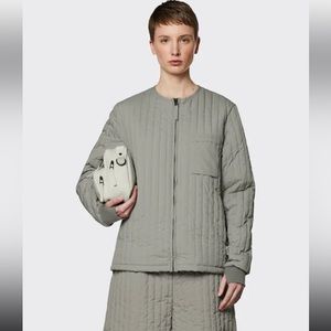 New! RAINS Liner Jacket‎ Cement